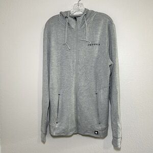 YoungLA 536 Night Runner Hoodie Gray Men's Large‎ Active Workout Athleisure